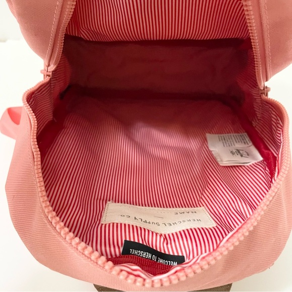 Herschel Pink and Brown Kids Mini Backpack - Picture 13 of 14